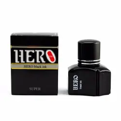 Stylo de couleur noire, une bouteille de 25ml, Portable, encre à fontaine, Pigment, papeterie lisse 
