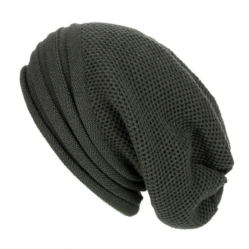 winter cap for men Winter Baggy Slouchy Beanie Hat Wool Knitted Warm Cap for Men Women NIN668 best beanies