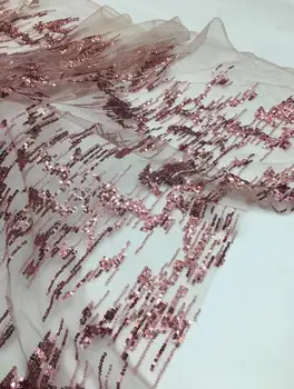 

Embroidered ZH-58686 tulle fabric for fashin dress top selling Embroidered tulle french net fabric