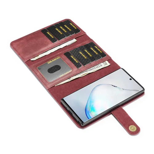 DG. Ming три бумажника ID Карманный Флип кожаный чехол для телефона samsung Galaxy Note 8 9 10 Plus