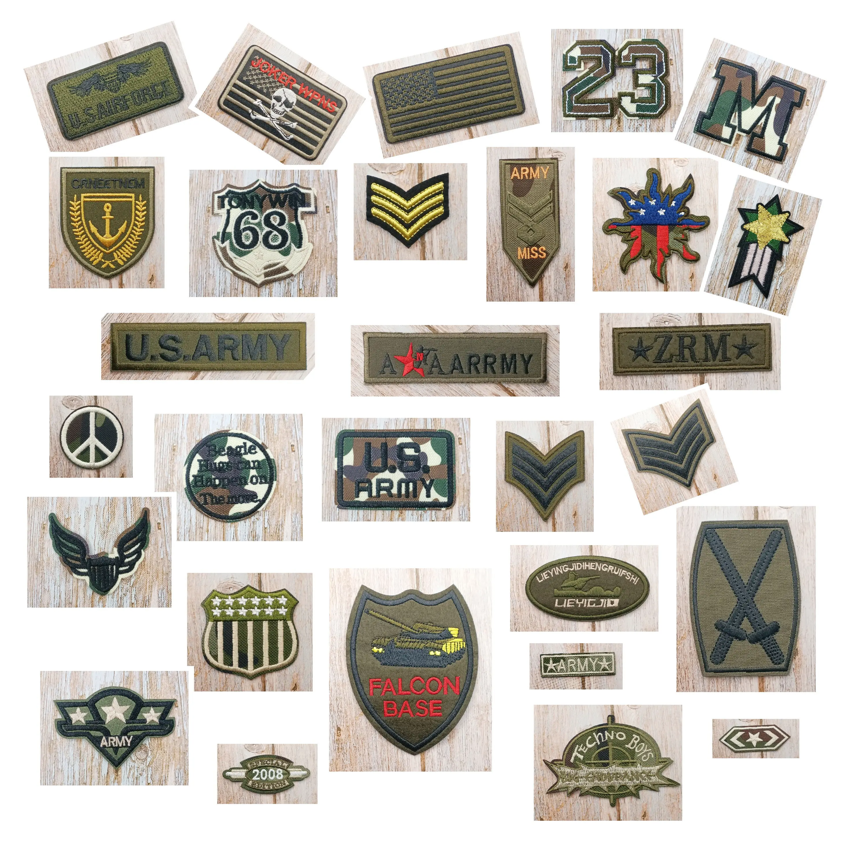 3D Tactical Patch Badge Military Embroidered Pilots Backpack Stripes Flower Stickers Lettered Clothes patches | Дом и сад