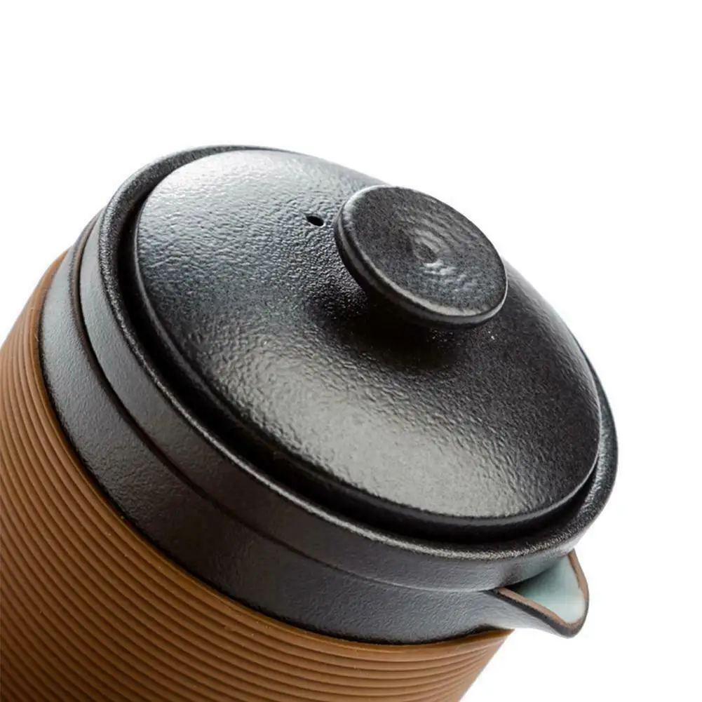 Чайная чашка Gaiwan, набор для путешествий, чайный набор, керамический портативный чайный сервиз для кунг-фу, китайский фарфоровый дорожный чайный горшок, простой