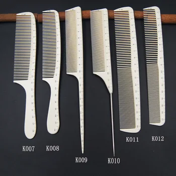 

New hair stylist scale comb hair special men and women hair thin dual-use comb tip tail comb pick comb ruler comb long comb