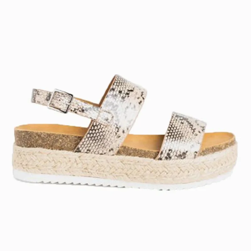 SWQZVT 2020 Summer women sandals buckle non-slip flat platform shoes woman fashion casual rome female sandalias mujer plus size  (3)