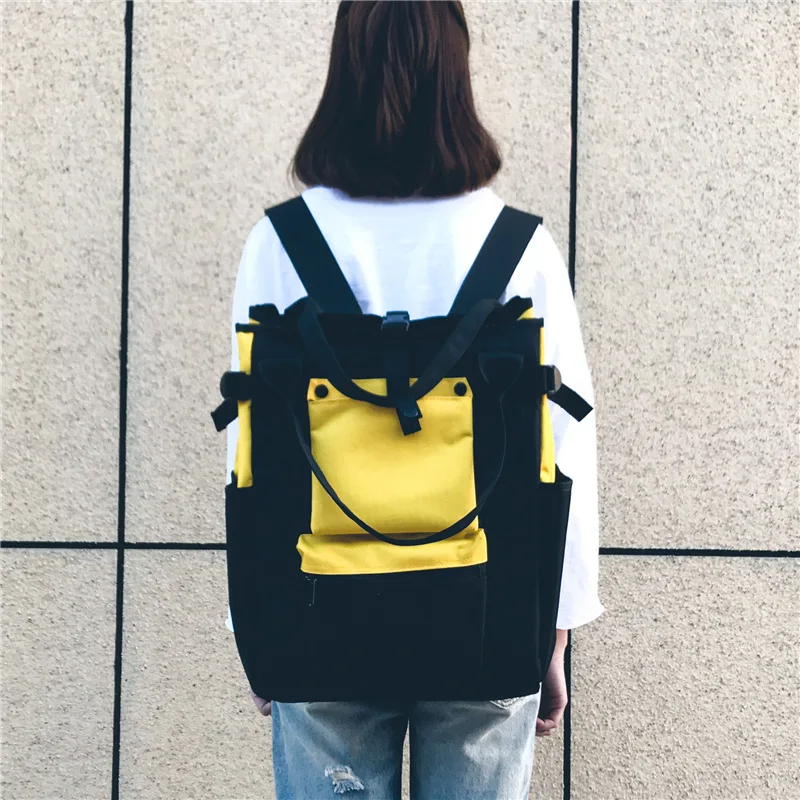Школьная сумка Harajuku Ulzzang для старшеклассников, Студенческая сумка для компьютера, индивидуальный рюкзак, Холщовый Рюкзак, Женская универсальная сумка