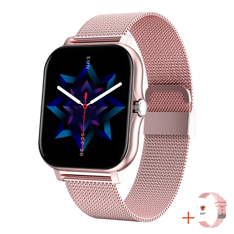 2022 New Men Smart Watch Women 1.69" Full Touch Bluetooth Call Fitness Tracker Heart Rate Monitor Blood Pressure Smart Bracelet 