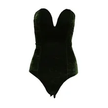 Women Rompers Sexy Club Summer OL Playsuits Skinny Velvet Backless Cross Straps Tube Top Gothic Jumpsuits Women Rompers Sexy Club Summer OL Playsuits Skinny Velvet Backless Cross Straps Tube Top Gothic Jumpsuits