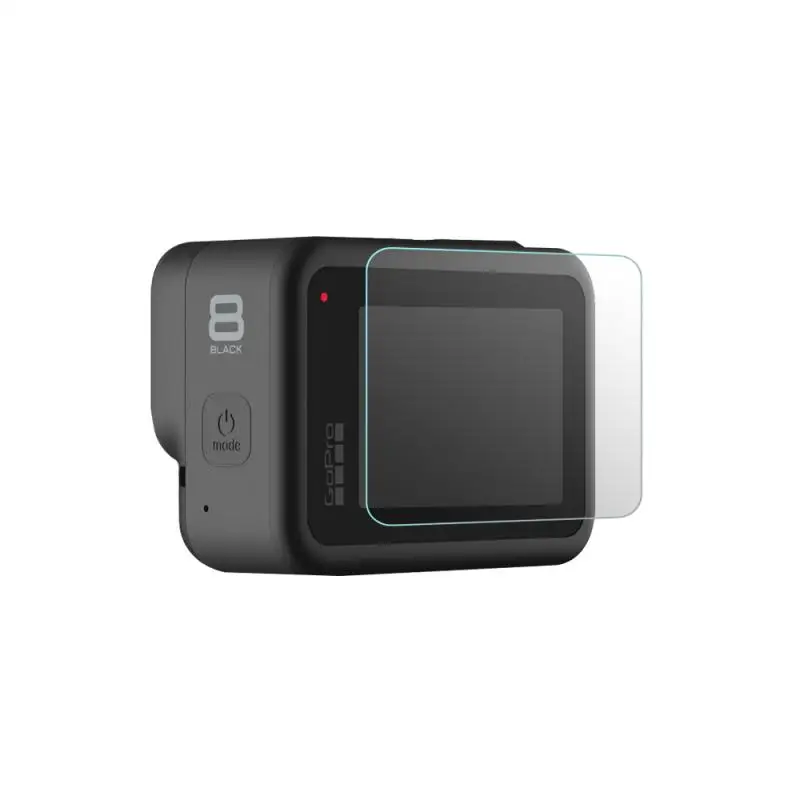 Новые аксессуары для спортивных и экшн-видеокамер из закаленного стекла Замена объектива камеры для GoPro Hero 8 черный