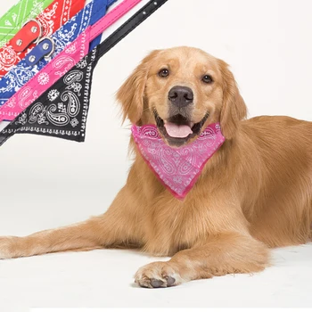 

2020 New Pet Dog Cat Triangle Scarf Collar Fabric + PU Leather Pet Decoration Supplies Neckerchief Style Collar Amazing New Look