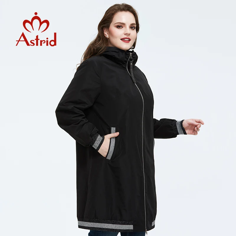 Astrid 2020 Весеннее новое поступление женская тренч верхняя одежда высокого качества размера плюс длинный