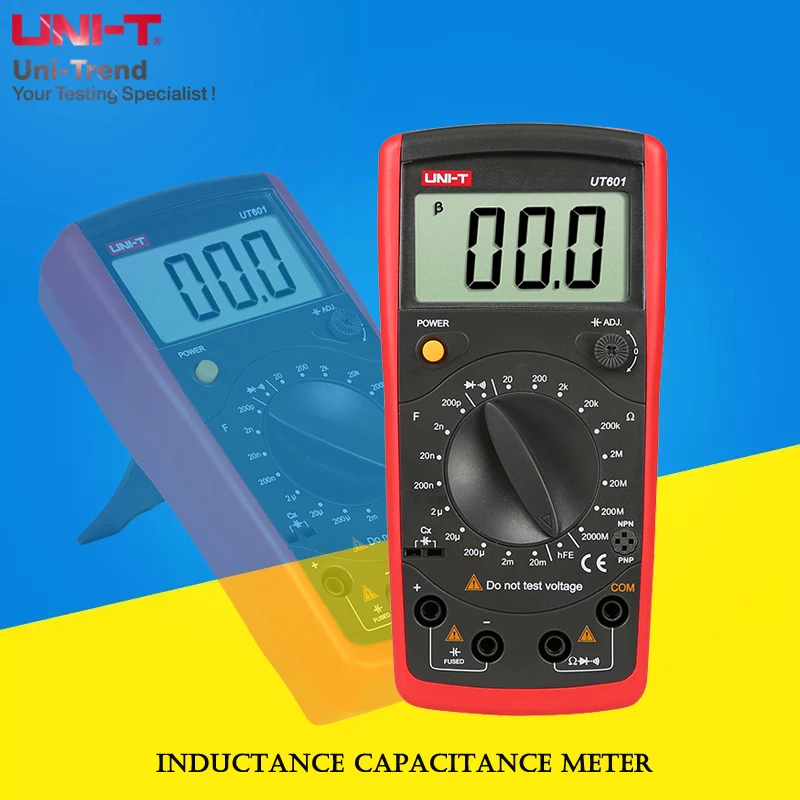 

UNI-T UT601/UT603 Inductance Capacitance Meter; Resistor / Capacitance / Inductance / Diode Manual Range Tester