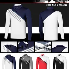 Z Мужская футболка с длинным рукавом для гольфа, мягкая одежда для гольфа, S-XXL на выбор, повседневная одежда для гольфа