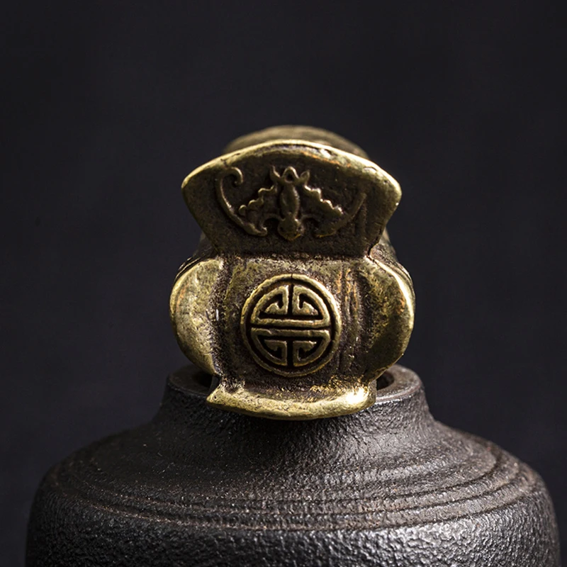 brass key ring pendant (9)