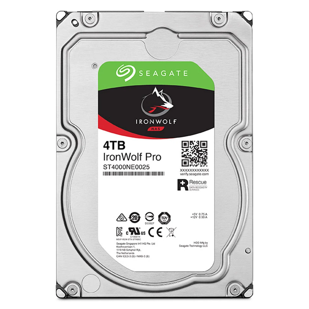 Seagate IronWolf Pro 2TB 4TB 6TB 8TB 10TB 12TB 14TB 16TB NAS Internal Hard Drive–RAID Network Attached Storage Recovery Service