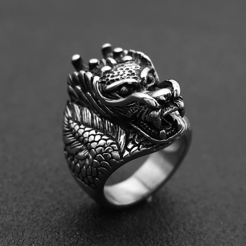 Adjustable Dragon Snake Ring For Women Girls Men