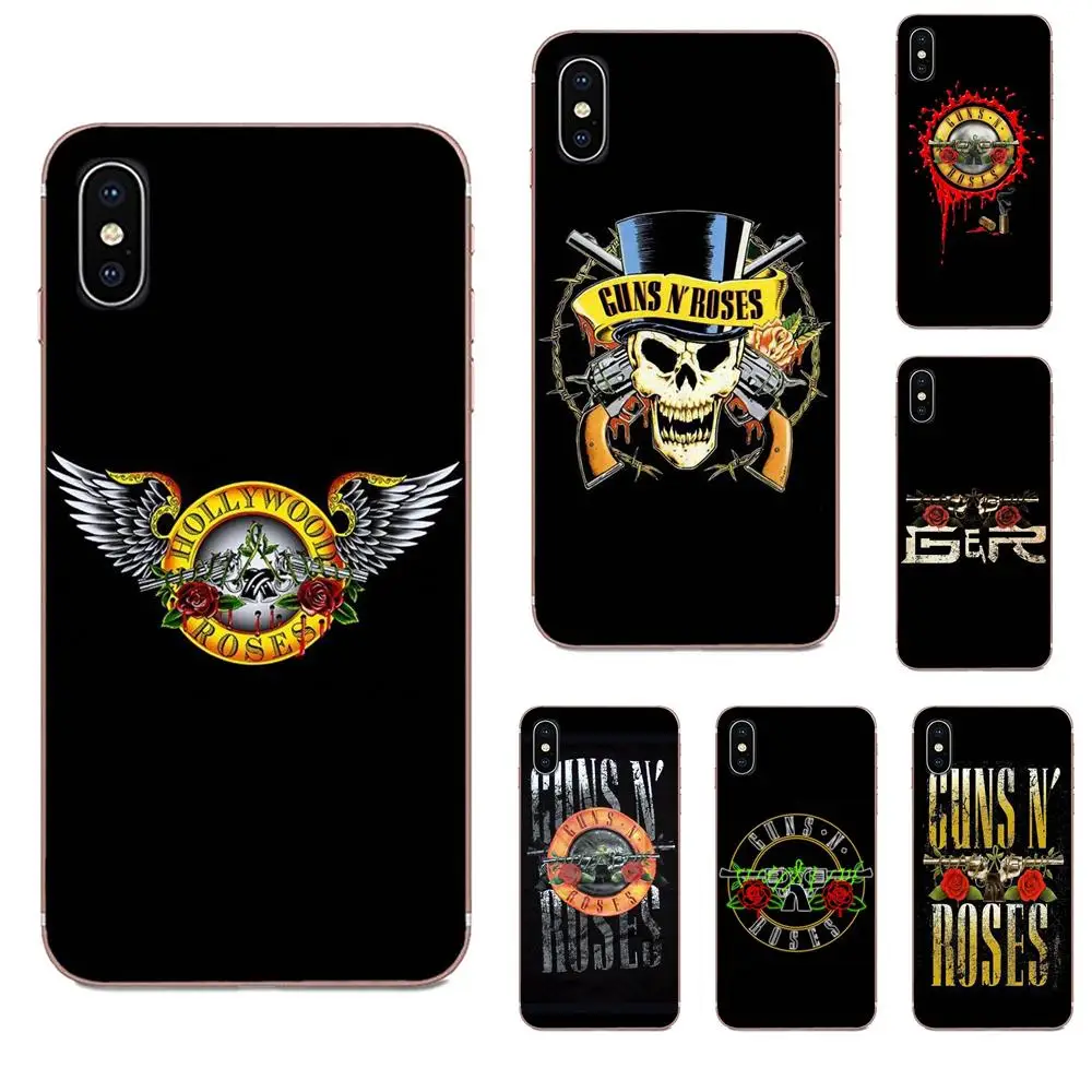 Silicone Cases Covers For Xiaomi Redmi Mi 4 7A 9T K20 CC9 CC9e Note 7 8 9 Y3 SE Pro Prime Go Play Guns N Roses Music Bank | Мобильные