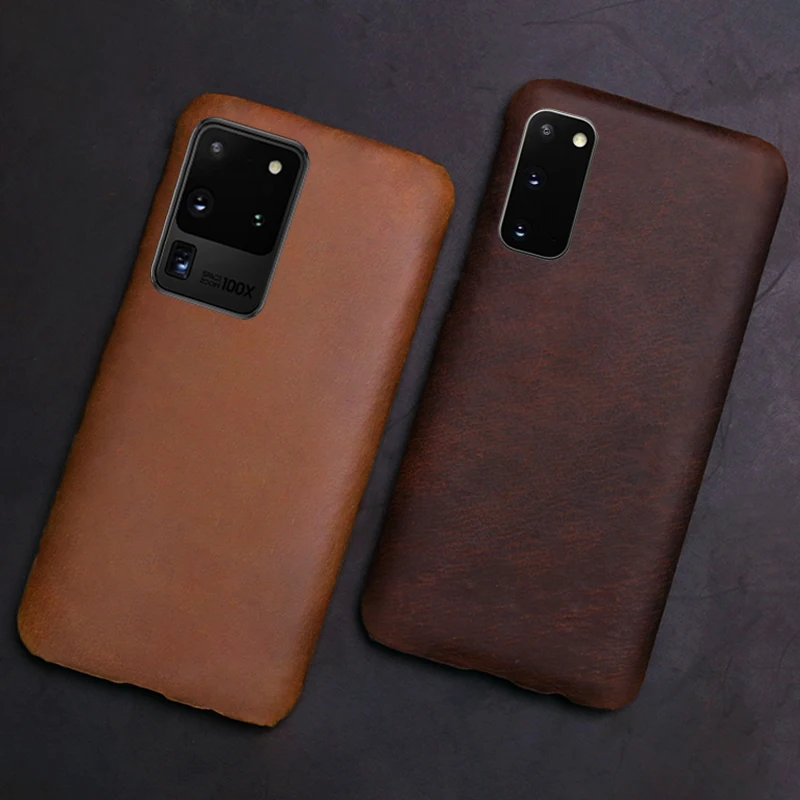 Кожаный чехол для телефона Samsung S20 Ultra S7 S8 S9 S10 S10e Note 8 9 10 20 Lite A20 A30 A40 A50 A70 A51 A71 A8 Plus Crazy