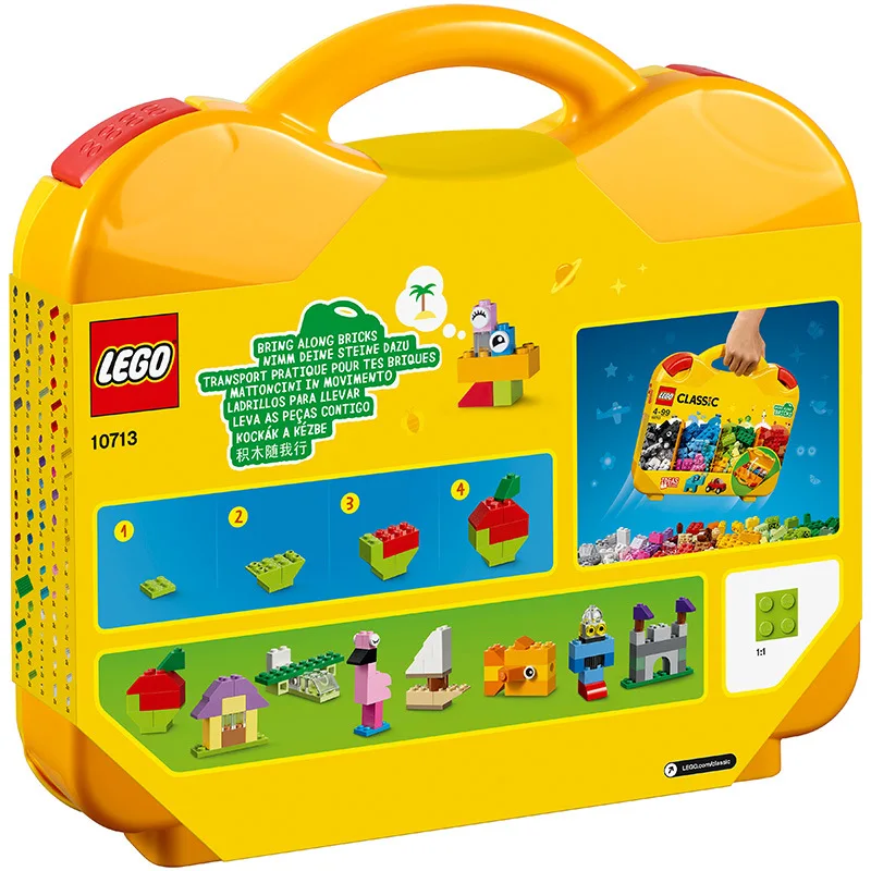 LEGO Classic Creative Series 10713 Creative Suitcase Lego Classic Inserted Building Blocks Toy