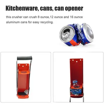 

500 ML Heavy Duty Can Crusher Smasher for Soda Beer Cola Recycling Tool Home Dispensing Can Crusher Bottle Opener