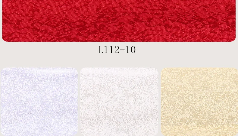 Manufacturers Wholesale Hotel Restaurant Hotel Table Cloth Tablecloth Chair Cover Fabric Top Grade Mid-Range Dacron Jacquard Fab