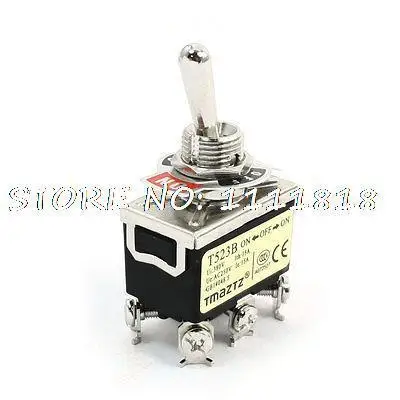 

380V 15Amp Latching Actuator DPDT ON/OFF/ON Three Position Toggle Switch