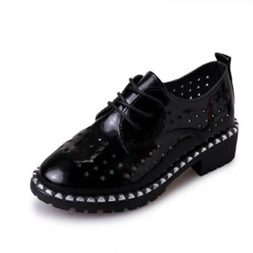 Новинка; модная женская повседневная обувь на шнуровке с вырезами; zapatillas mujer; удобная дышащая женская обувь; Размеры 35-40 - Цвет: Черный