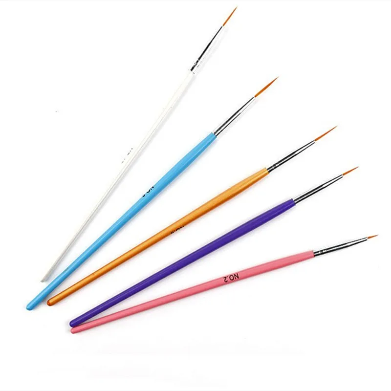 

12PCS/Set Nail Art Brush Pen Dotting Painting Drawing Fan Line Builder Design Polish Gel UV Tips Decoration Manicure Tools