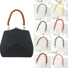 

Replaceable Bag Handle Acrylic Bead Chain Creative Bag Accessories Handbag Strap DIY Mobile Phone Chains Women Shoulder Strap