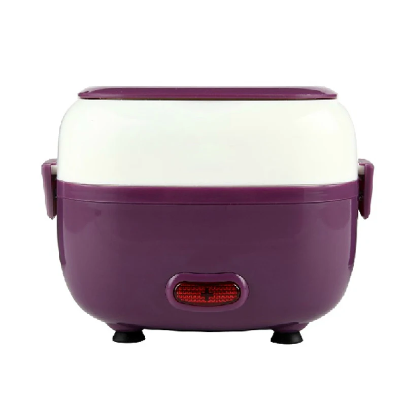 

electric heating lunch box stainless steel liner double layer insulation heated plug in boxes
