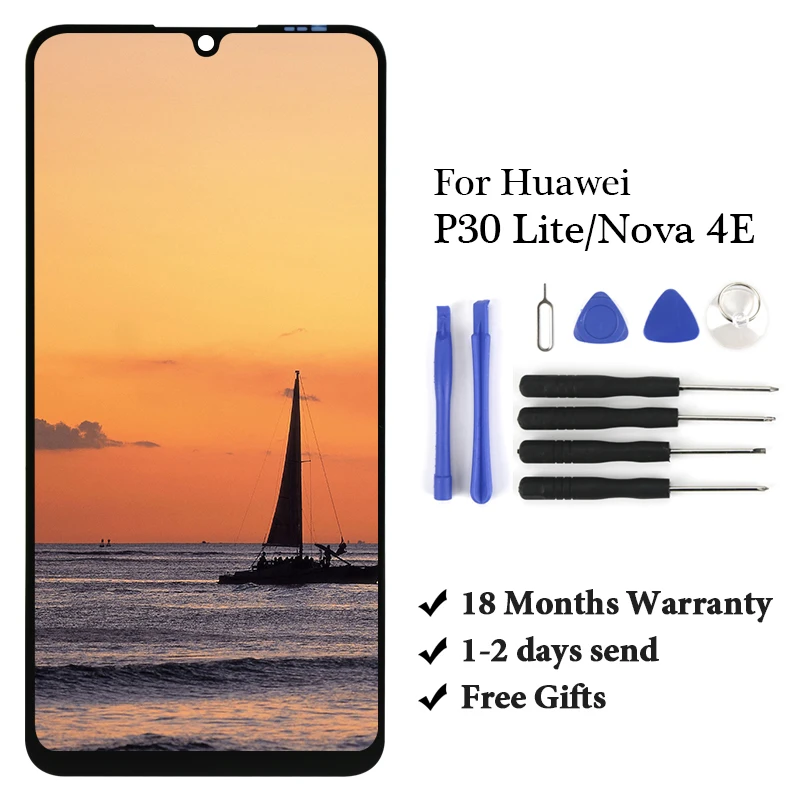 2312*1080 Для HW P30 Lite/Nova 4E OEM хорошее качество LCD с рамкой экран для p30 lite nova 4e 4 Гб 6 ГБ
