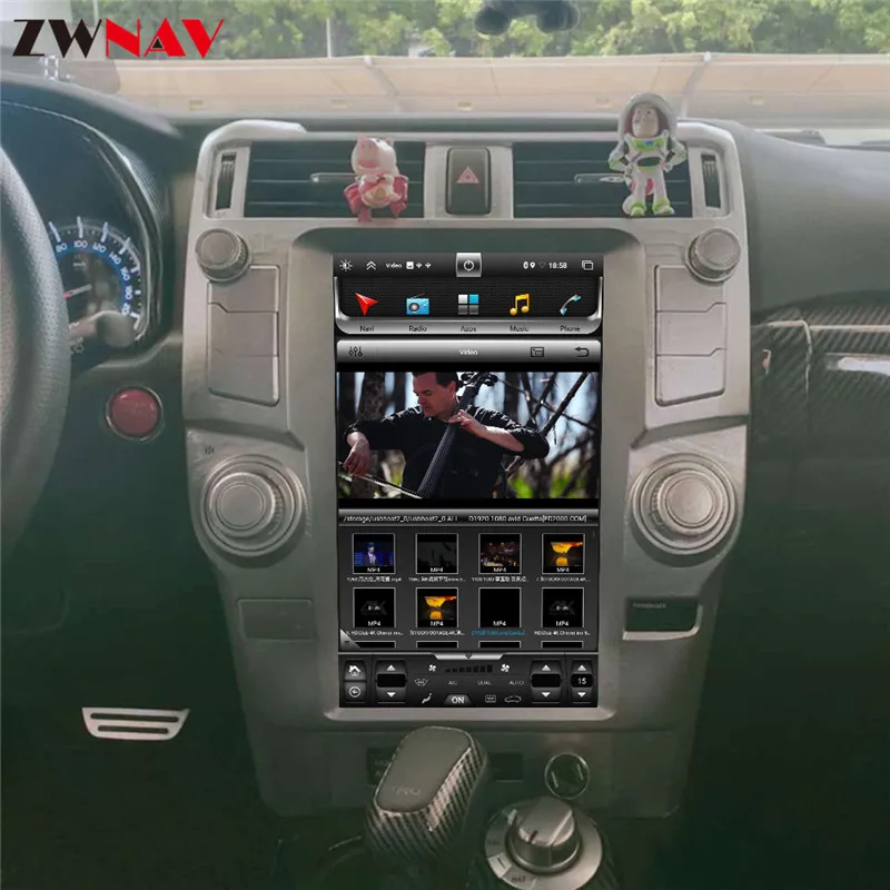 

Android 10 For Toyota 4Runner 2009-2019 Vertical Tesla IPS Screen Car Multimedia Player Navigation Audio Radio Stereo Head Unit