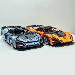 T5013 3780 pièces Moc série high tech Senna GTR célèbres voitures de sport RC blocs de construction briques jouets éducation des enfants cadeau de vacances 