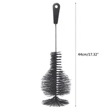 Щетка для чистки кальяна со стеклянной бутылкой, аксессуары для труб для курения кальяна M4YD