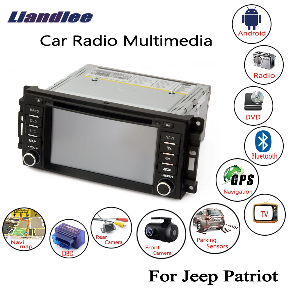 

For Jeep Patriot 2009~2018 Car Android Multimedia DVD Player GPS Navigation DSP Stereo Radio Video Audio Head Unit 2din System