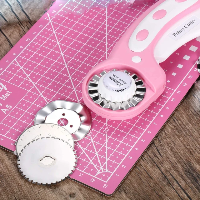 10 LAME ROTANTI Da 60mm - Per Taglierina, Tessuto, Carta, Scrapbooking E Cucito (Acciaio Inox) - Foto 10