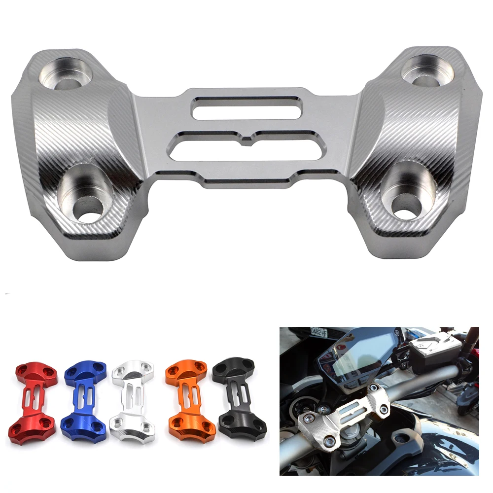 

New style Motorcycle Aluminum Handlebar Risers Handlebar Riser Clamp Accessories for YAMAHA MT-09 MT09 FZ-09 FZ09 2013-2018