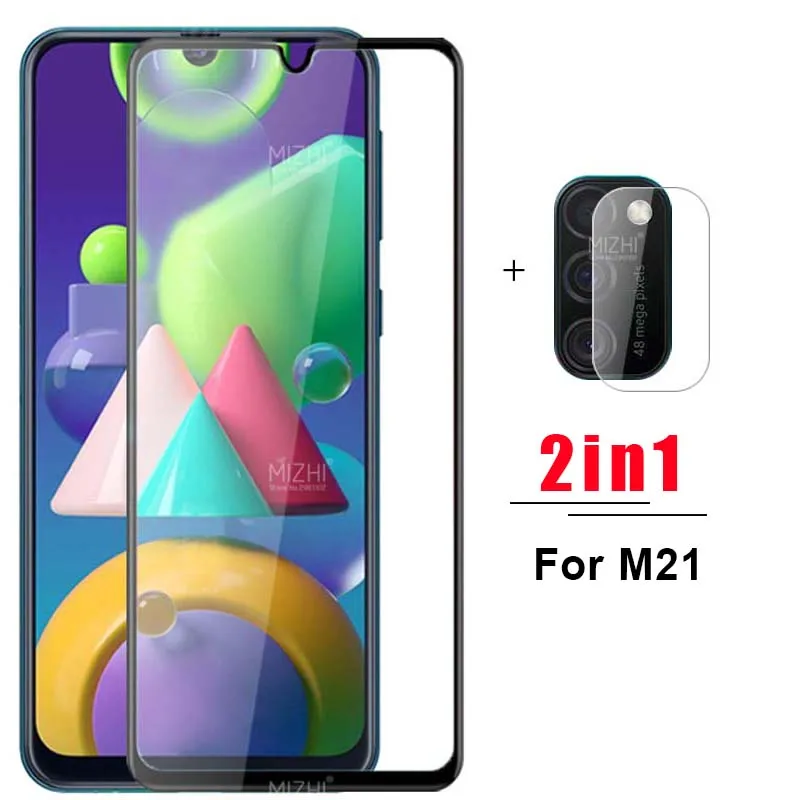 Защитное стекло 2 в 1 для samsung galaxy m21 m 21 sumsung Защитная пленка очков 6 4'' |