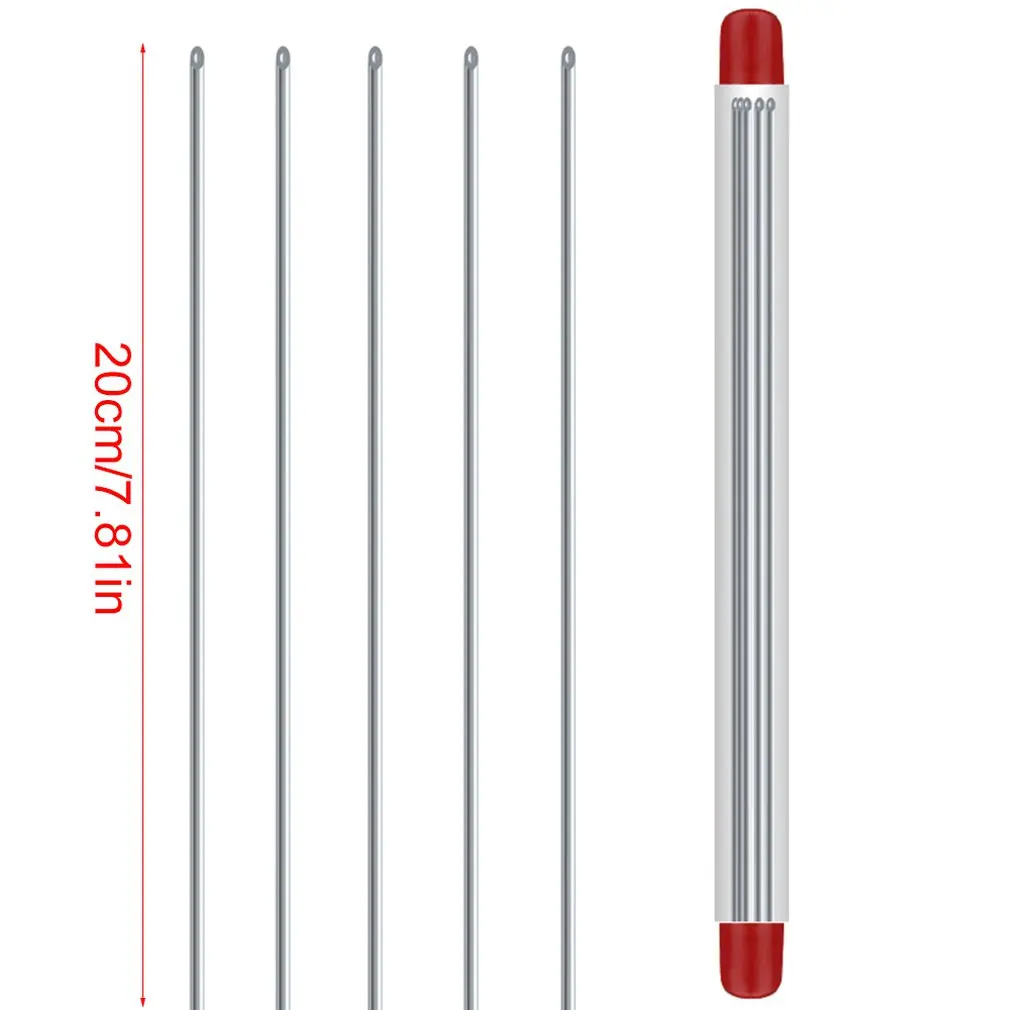 

Quick Earthworm Hooking Needle Stainless Steel Pins Fishing Tools Bait Hooks No-Escaping 20cm