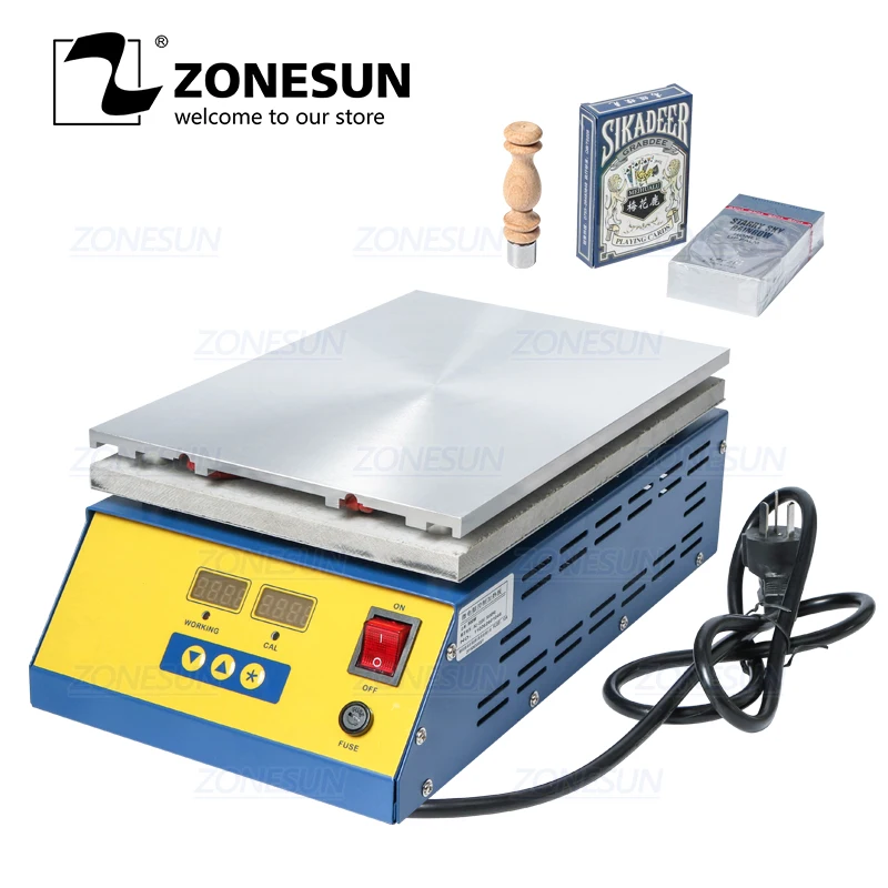 ZONESUN упаковочная машина для целлофана покерная коробка сигареты духи косметика