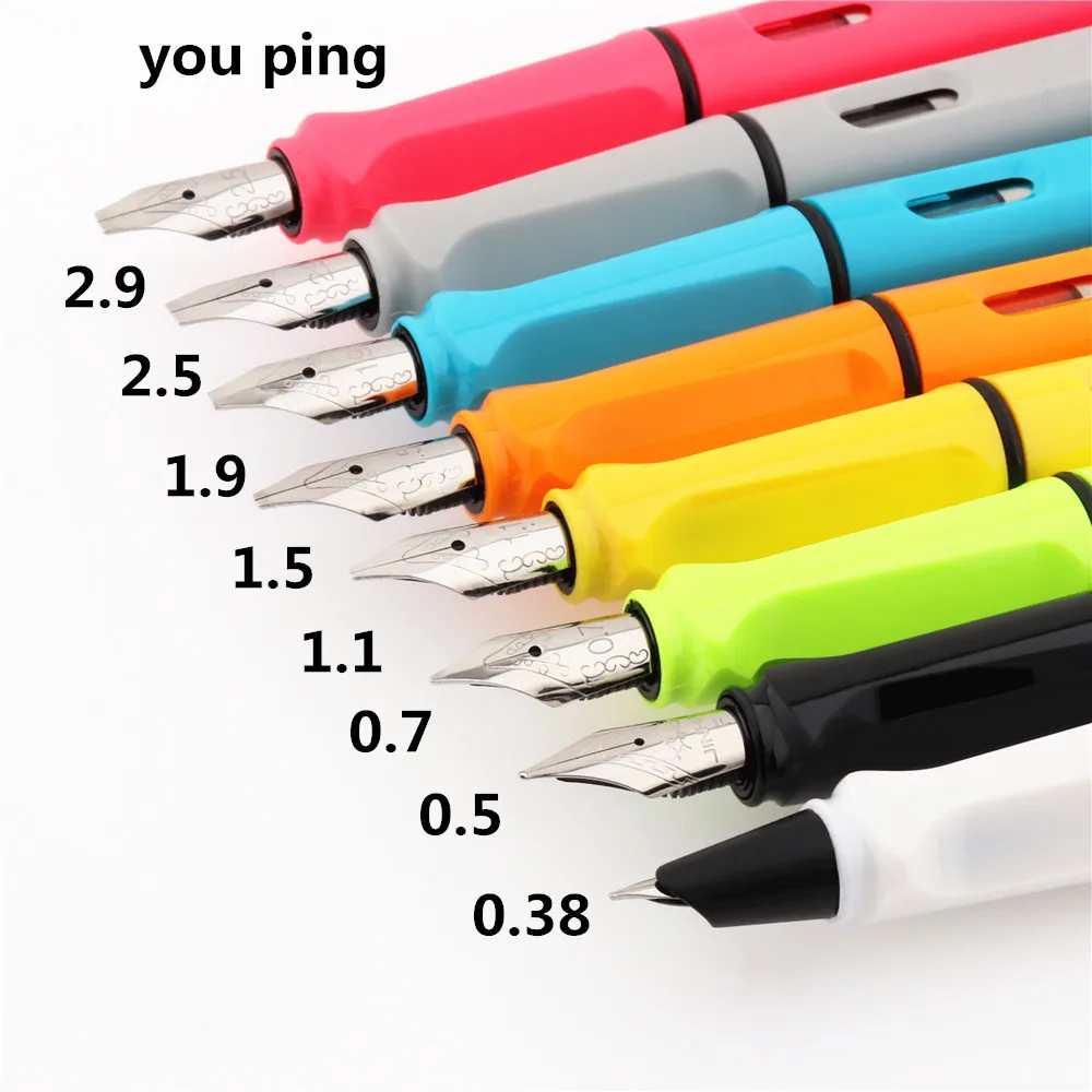 Ручка перьевая Jinhao с разноцветными наконечниками Роскошные Модные Цветные