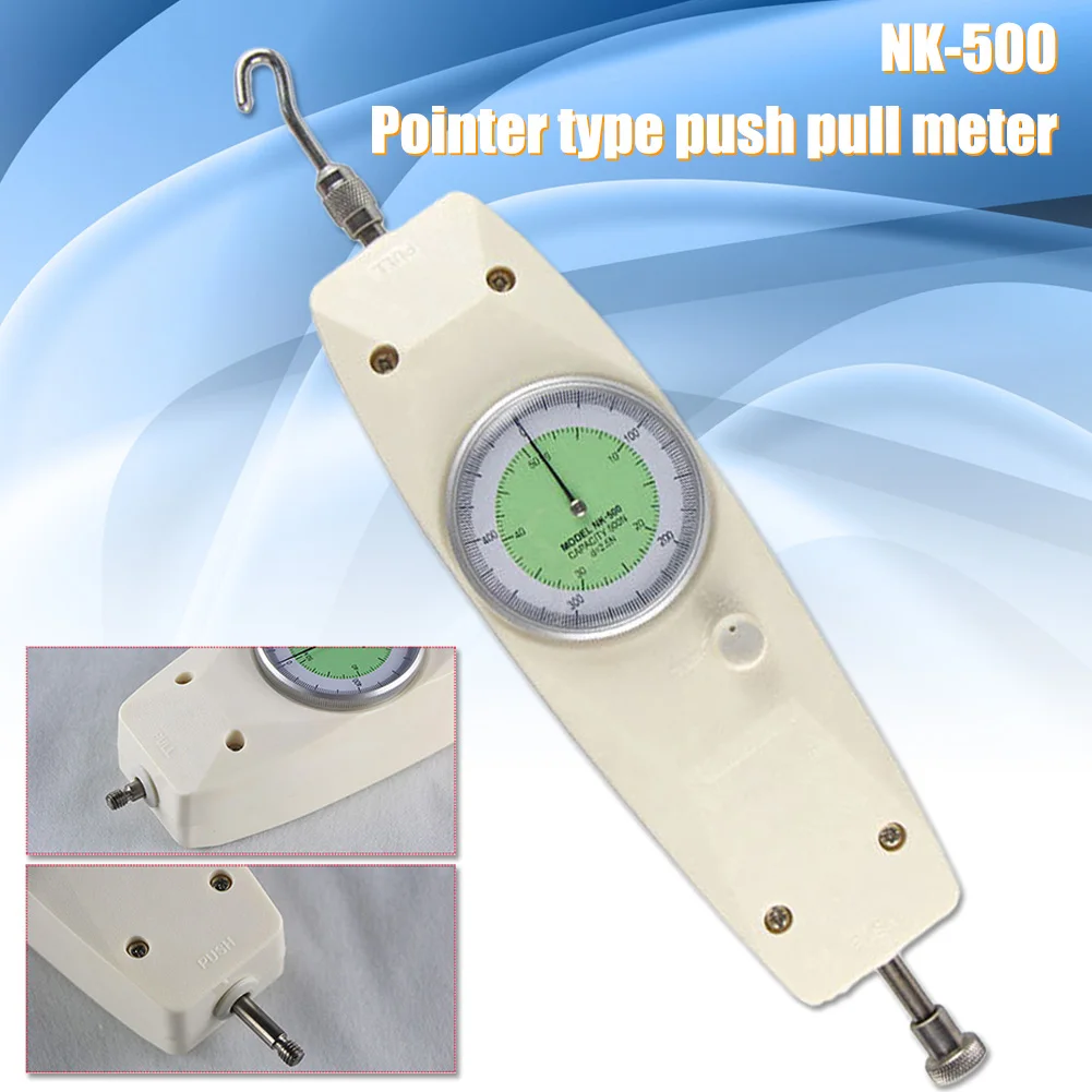 

High Force Gauge Mechanical Analog Push Pull Gauge Thrust Pressure Meter Test Tool LG66