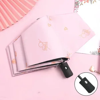 

Windproof Fully Automatic Folding Umbrella Sun Protection Anti-uv Umbrella Parapluie Travel Umbrellas Rin Women gift parasol