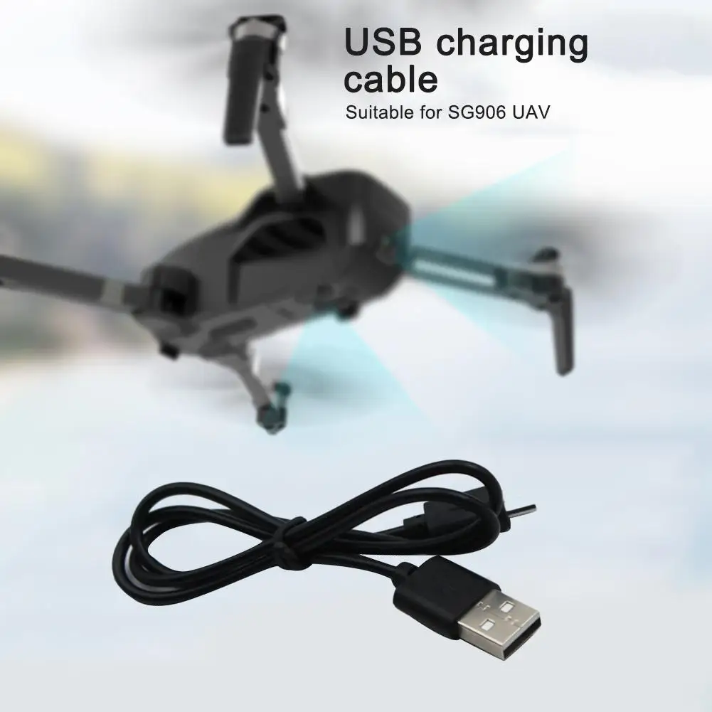 60 см USB шнур питания ТПУ и медный сердечник прочный для SG906 RC Дрон Квадрокоптер