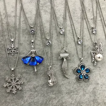 

20 Pcs/lot fashion women alloy neckalce lot cheap jewelry wholesale necklace for women