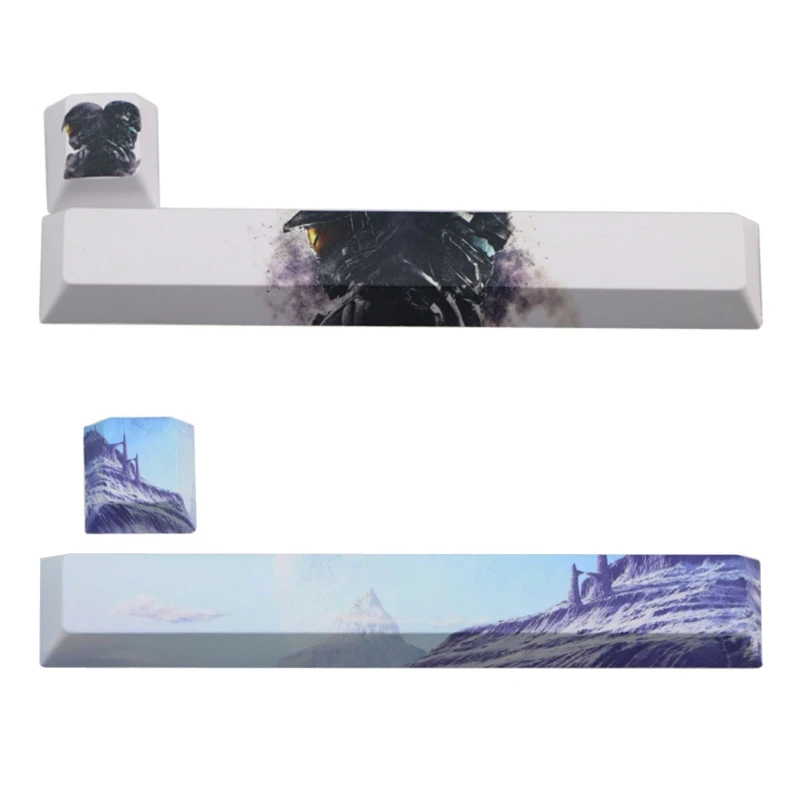 Пробела Keycap PBT пять сторона краситель подложка 6.25U Вишневый профиль клавиатуры gk61
