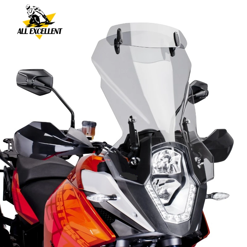 Аксессуары для KTM 1290 SUPER ADVENTURE ADV R/S/T- ветровой экран и поднятое лобовое стекло и линзы для фар