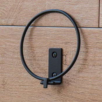 

3pcs Wall Mounted Flower Pot Tray Metal Iron Ring Flowerpot Wall Bracket Planter Tray (13.5x11x6.5cm)