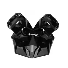 Мотоцикл с ЧПУ Алюминиевый сплав черные зажимы руля код стояка держатель подходит для Yamaha NMAX155 Motocicleta