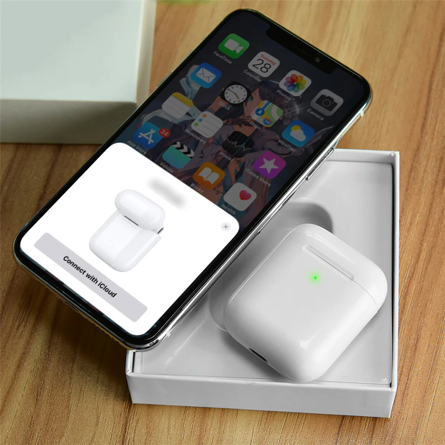 I500 TWS 1:1 Bluetooth наушники Беспроводная гарнитура i500 TWS в уши Обнаружение шума снижение стерео объемный звук 11,19