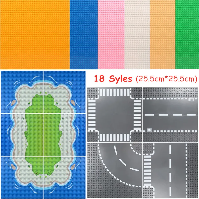 32*32 Classic Baseplate for Building Blocks Compatible with Block Bricks DIY City Road Base Plate | Игрушки и хобби